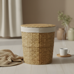 Straw Laundry Basket S
